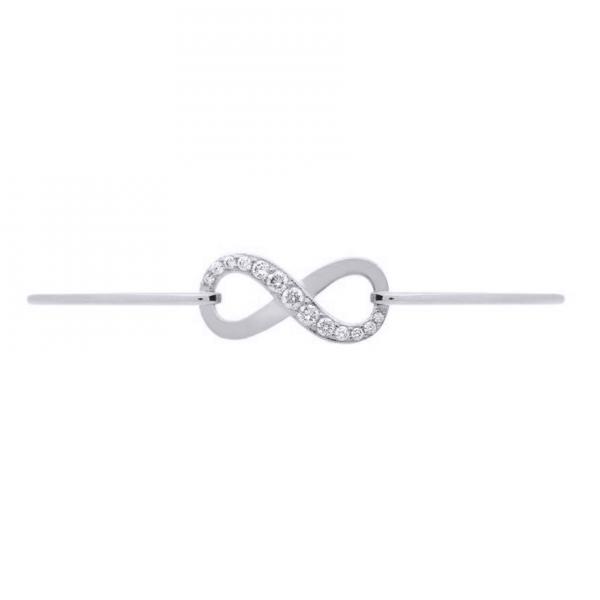 Bratara argint 925 rodiat cu infinit si zirconii - Infinite You [2]